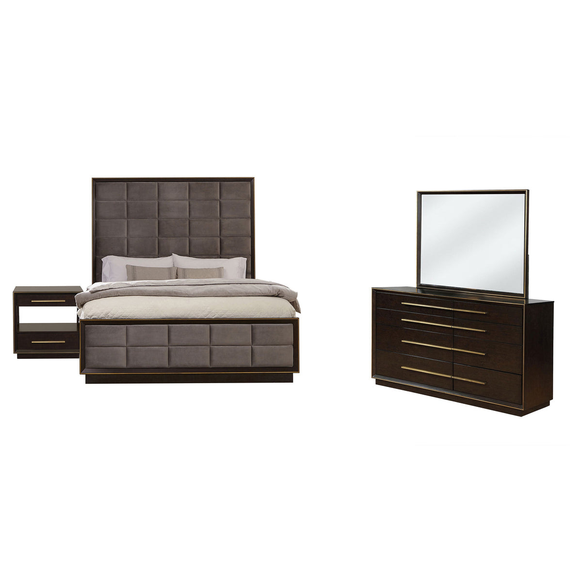Durango 4-piece Bedroom Set Smoked Peppercorn