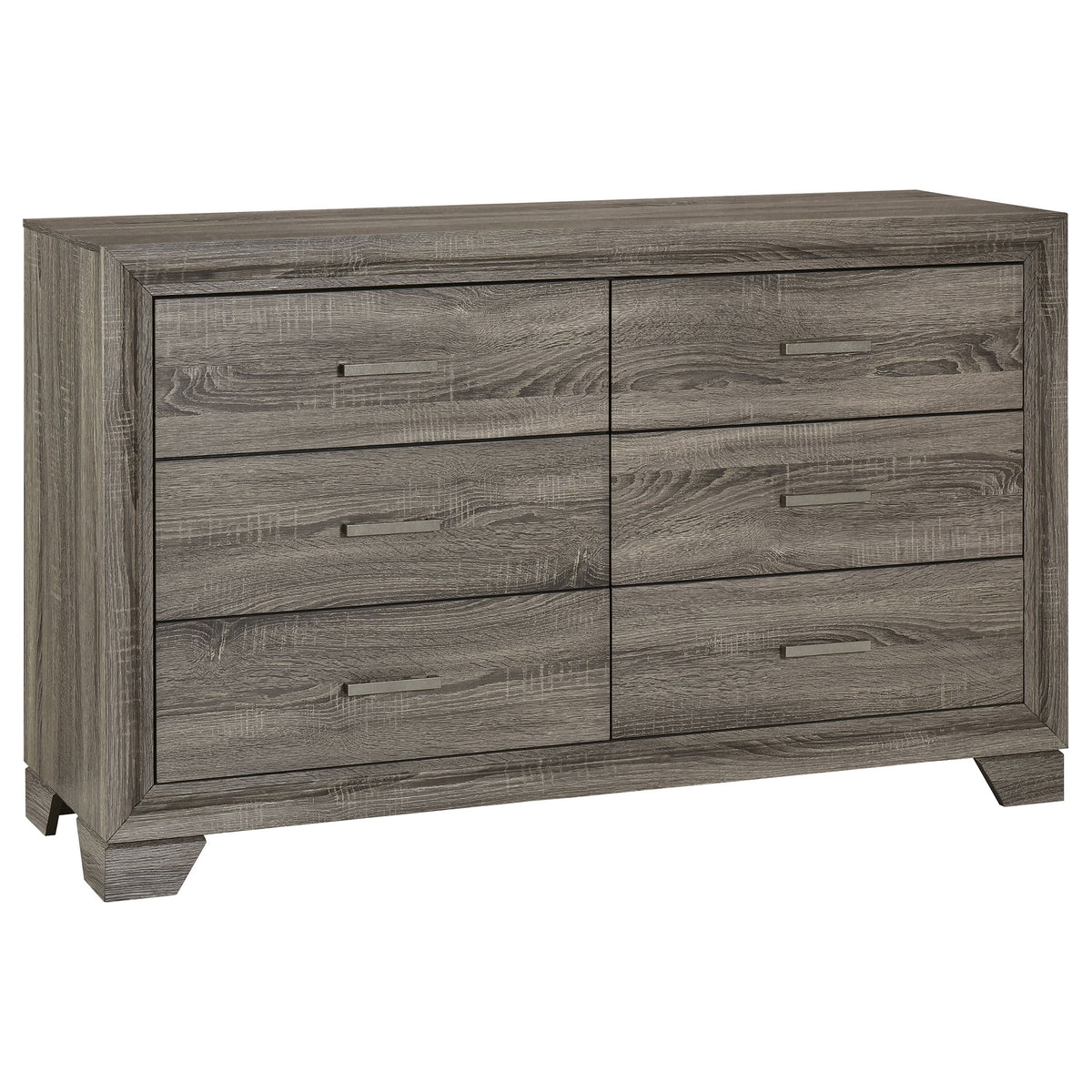 Wright 5-piece Bedroom Set Brown Oak