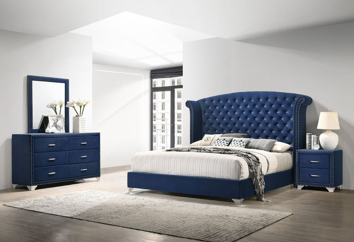 Melody 4-piece Bedroom Set Pacific Blue