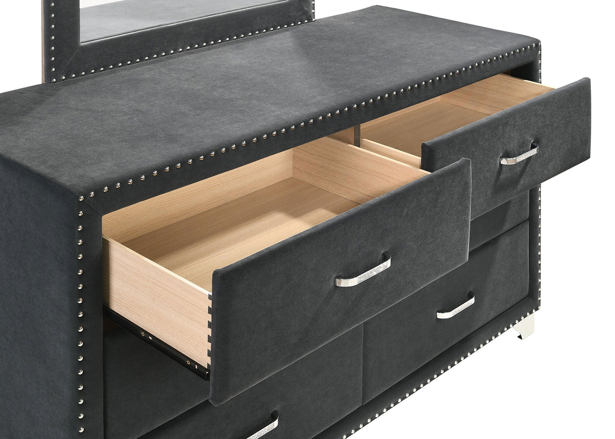 Melody 4-piece Bedroom Set Grey