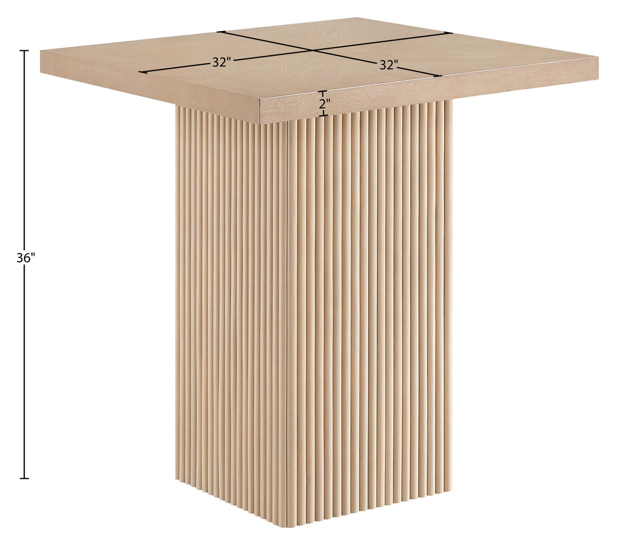 Belinda - Oak Veneer And Solid Wood Table