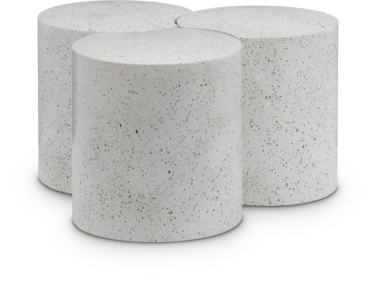 Dimple - 3 Piece Modular Coffee Table - Terazzo Finish