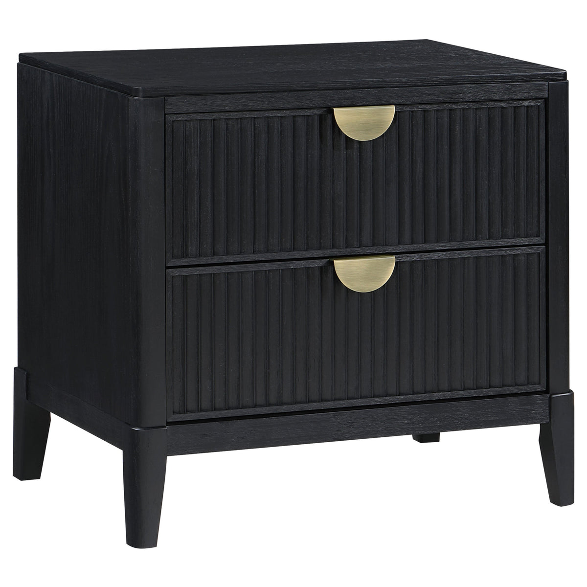 Brookmead 5-piece Upholstered Bedroom Set Black