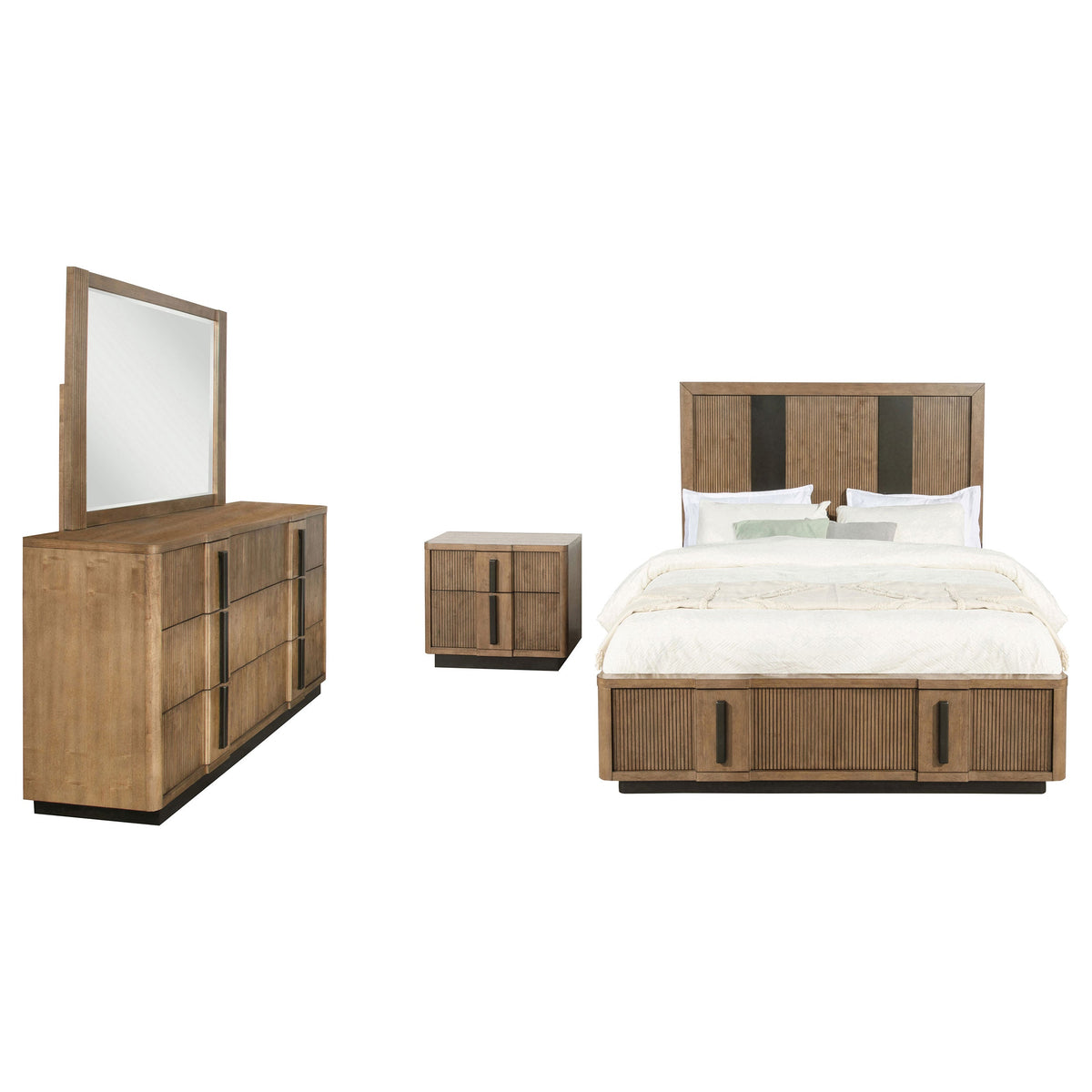 Terrace 4-piece Bedroom Set Ash Brown