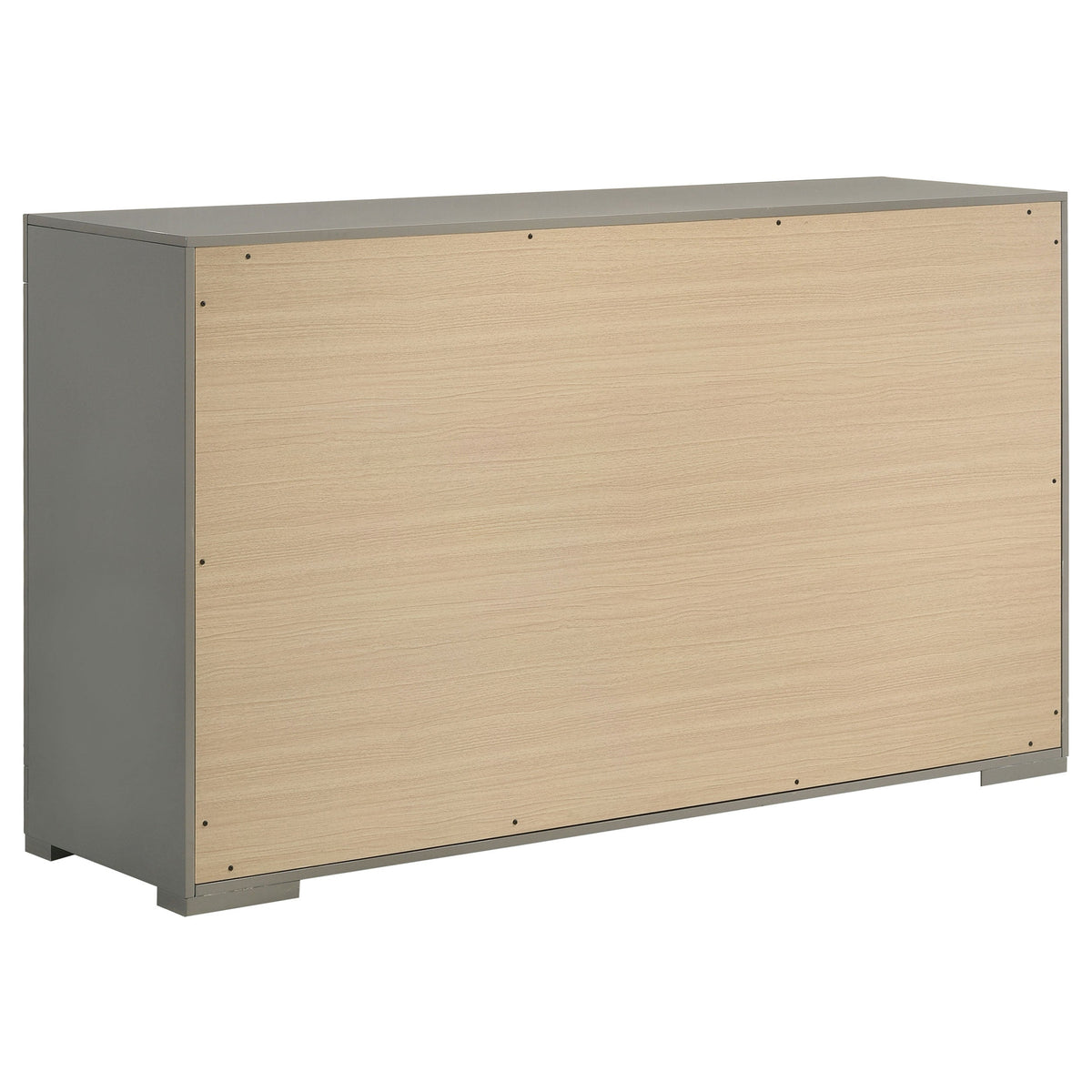 Ives 4-piece Bedroom Set Grey High Gloss