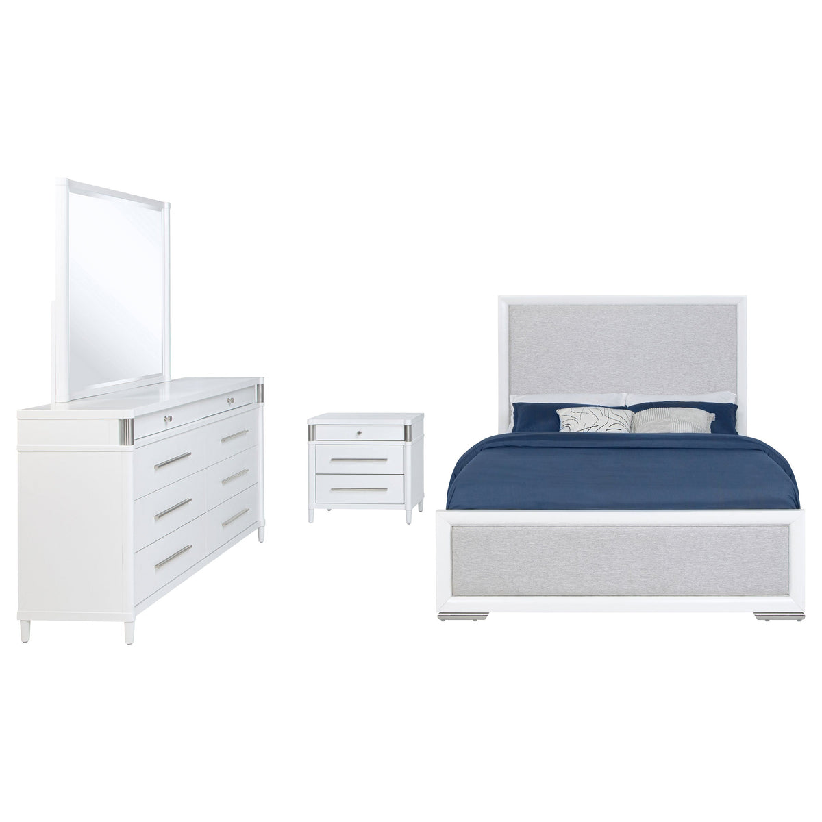 Gracemont 4-piece Bedroom Set White