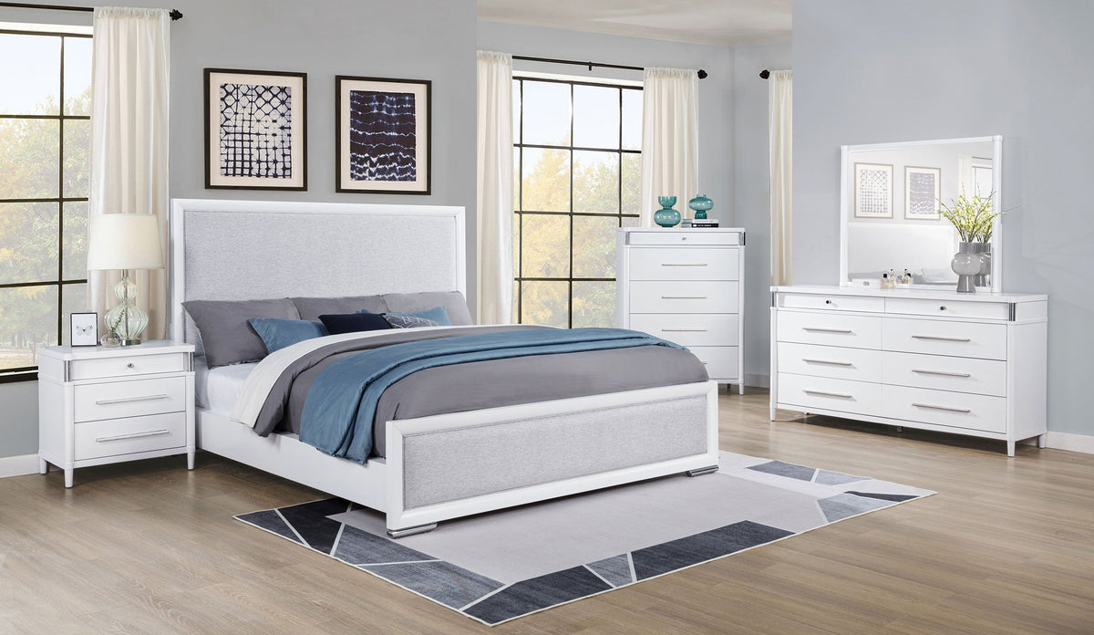Gracemont 5-piece Bedroom Set White