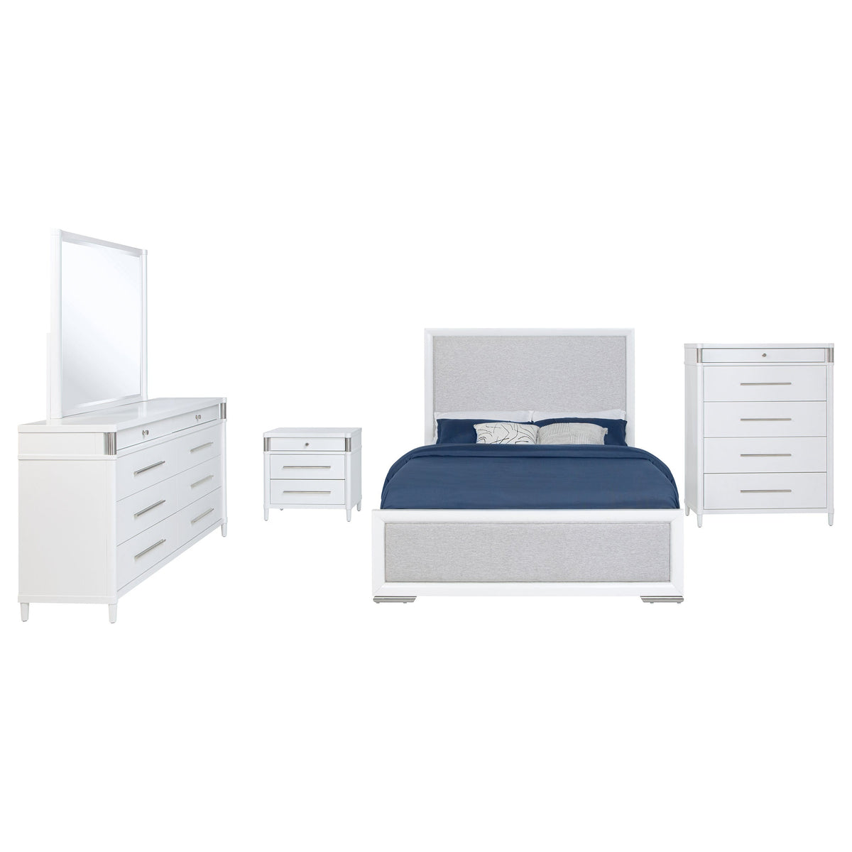 Gracemont 5-piece Bedroom Set White
