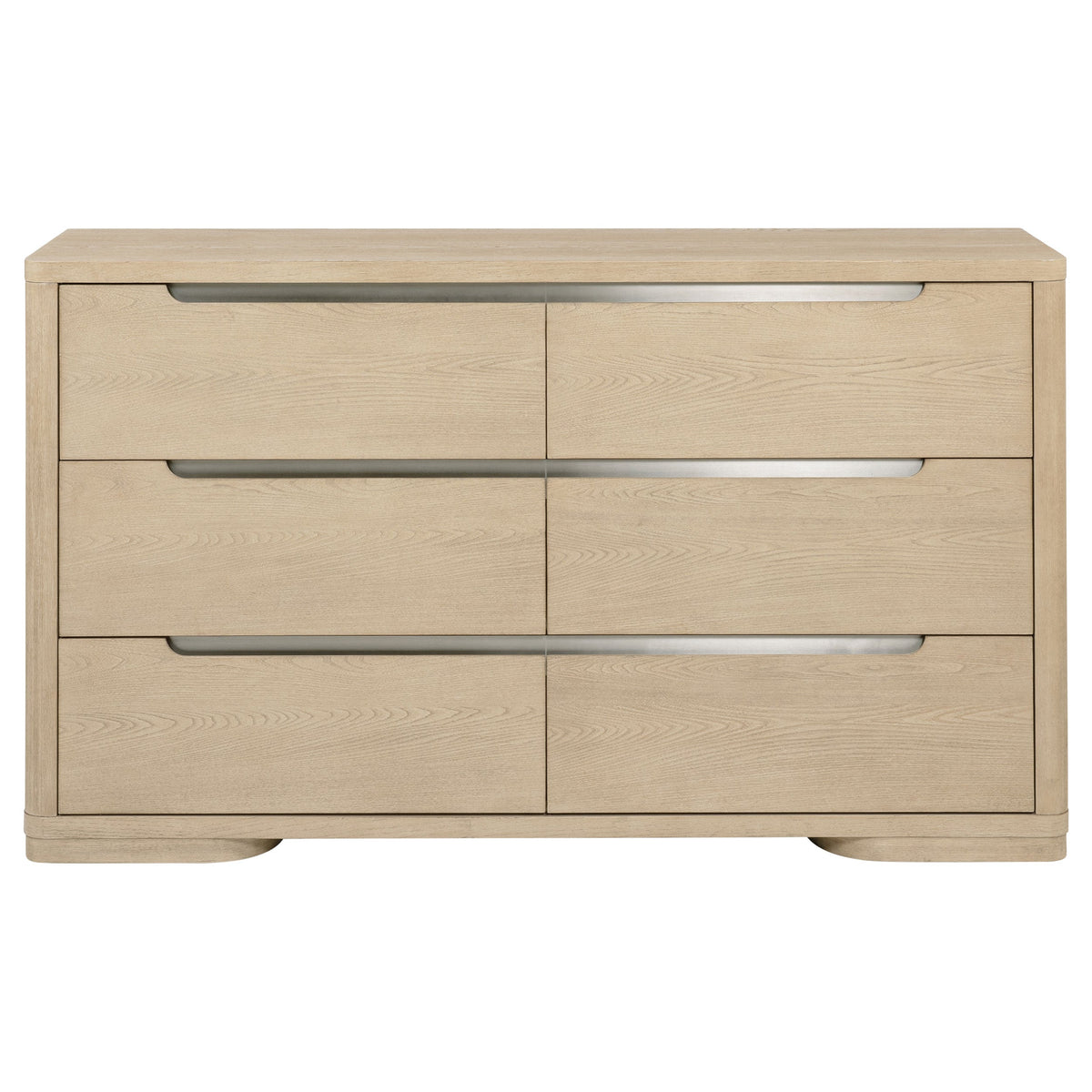 Ladera 6-drawer Bedroom Dresser Light Elm