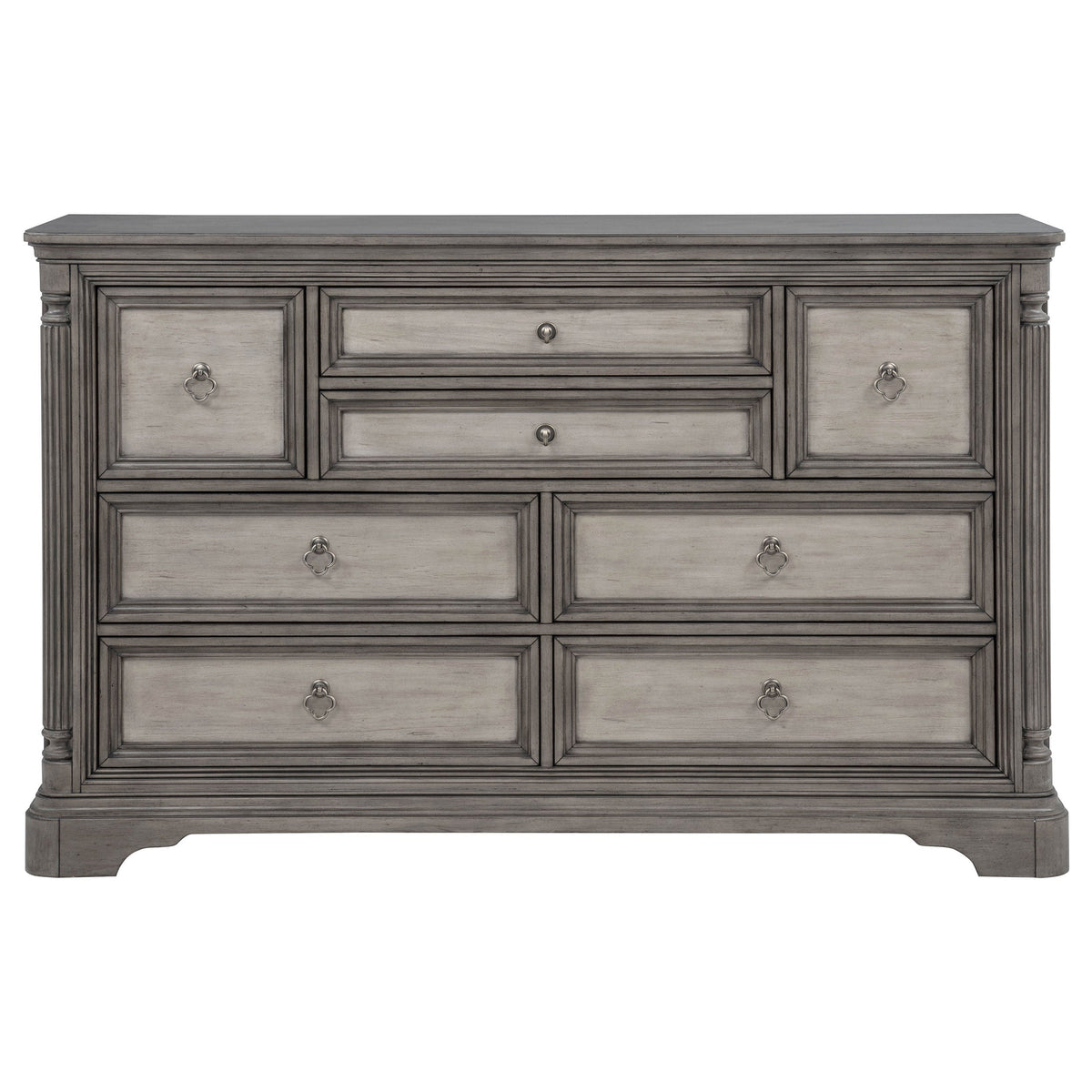 Cresswell 8-drawer Bedroom Dresser Weathered Taupe