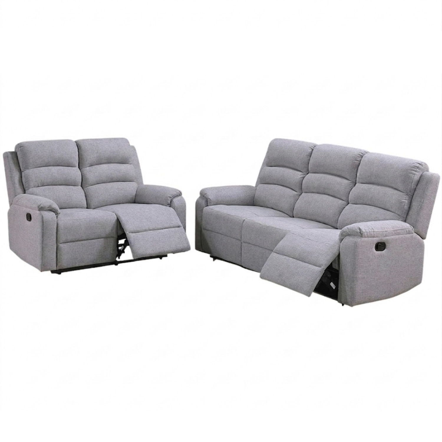 Modern Living Room Set With Manual Recliner