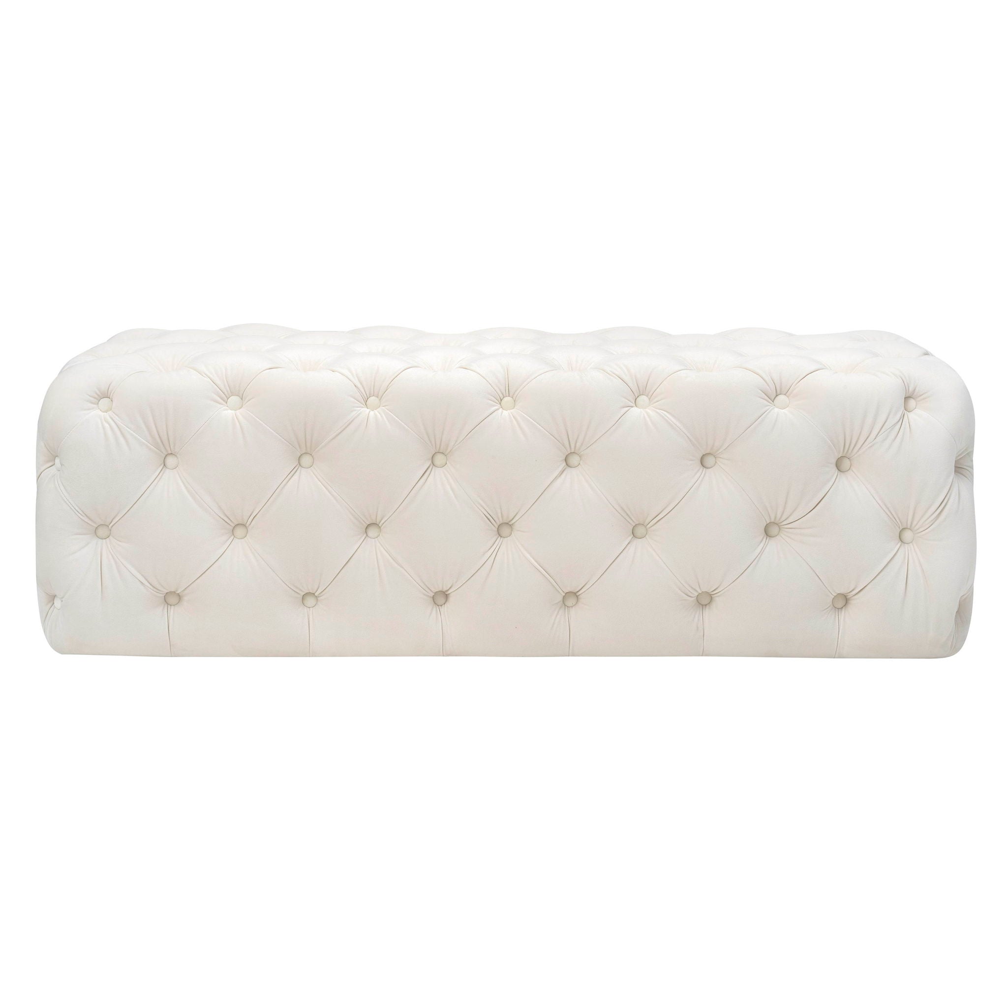 Kaylee - Velvet Ottoman