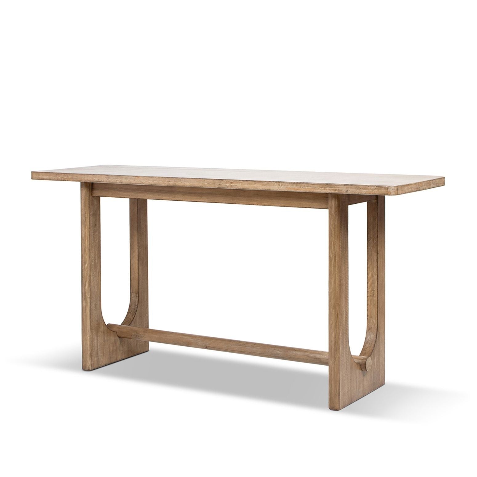 Turnkey - Trestle Console Table - Antique Brown