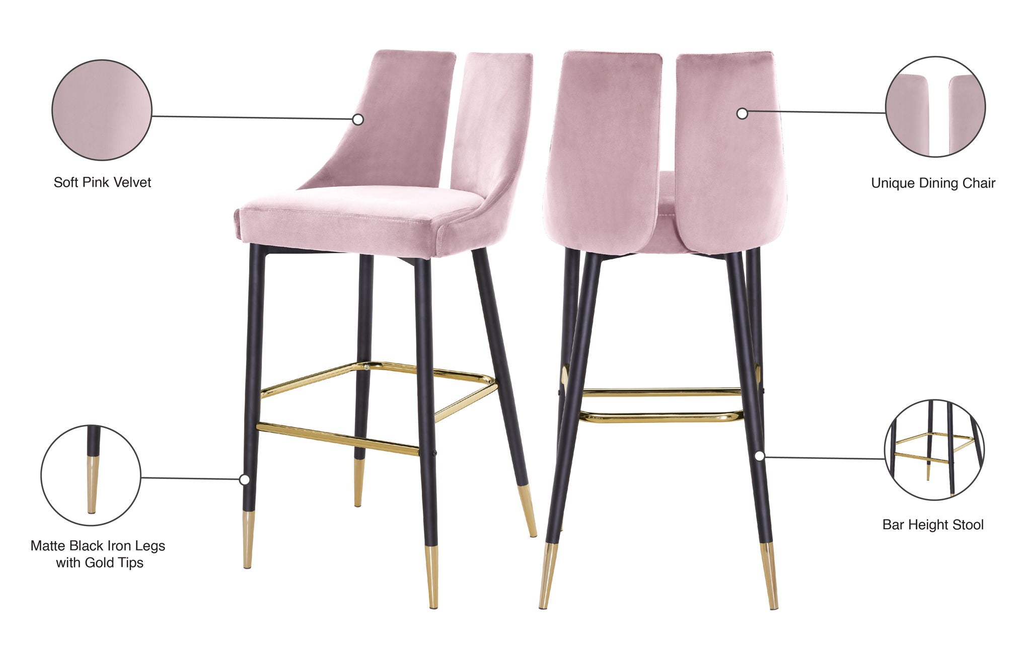 Sleek - Stool (Set of 2)