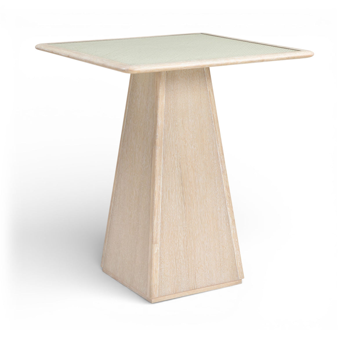 Atrium - Glass Top And Wood Base Dining Table