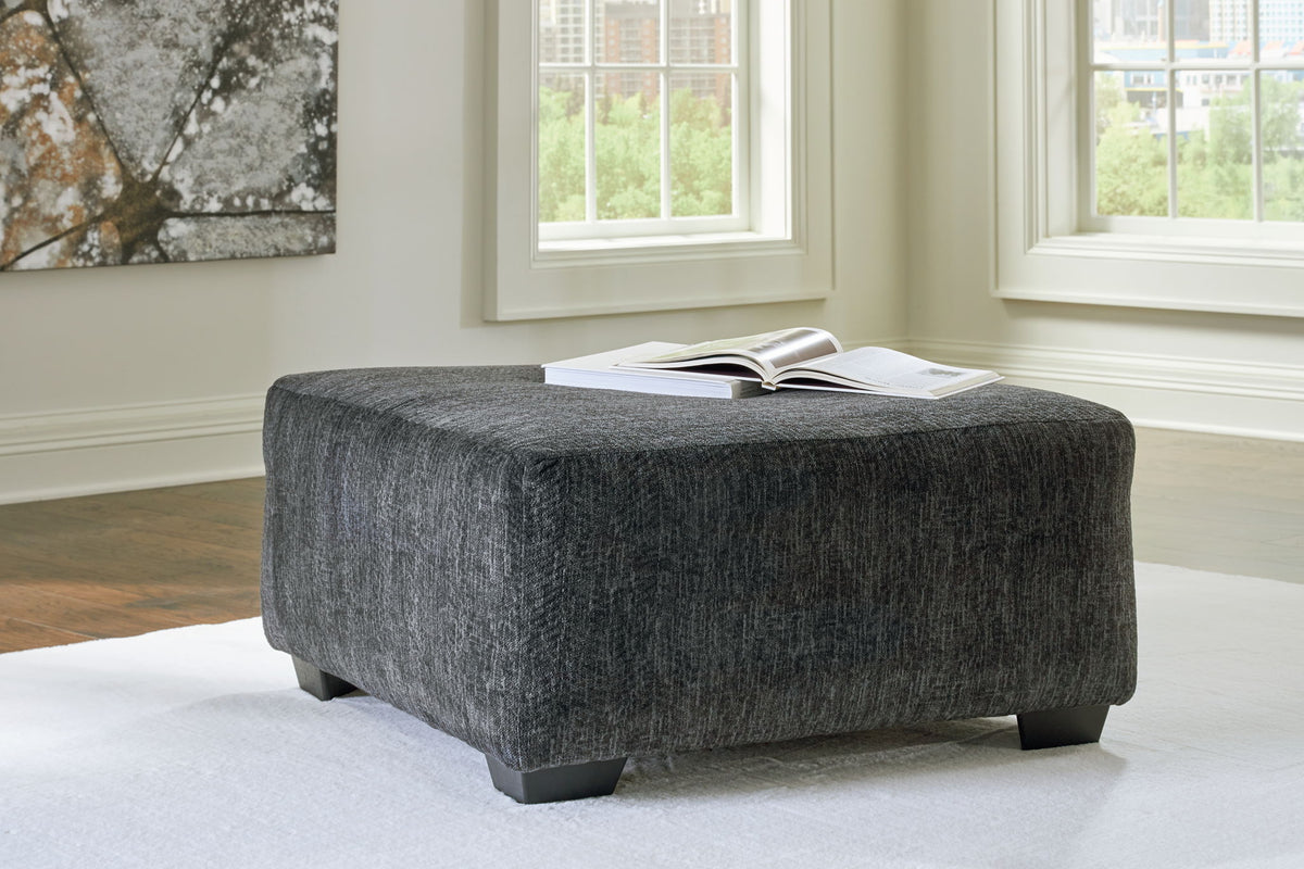 Biddeford - Oversized Accent Ottoman - Shadow
