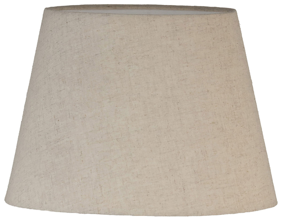 Solis - Genuine Marble And Mango Wood Base With Linen Textured Fabric Shade Table Lamp