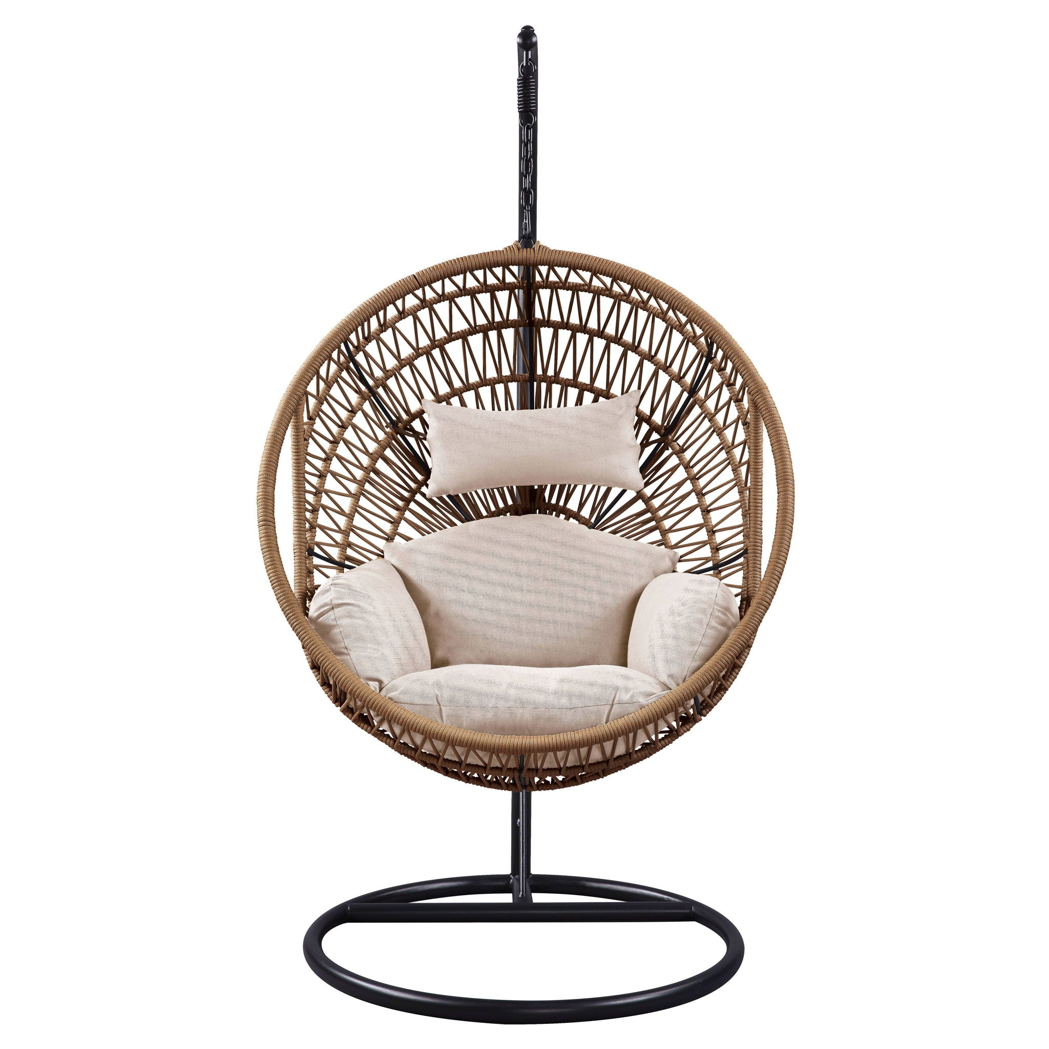 Vasant - Hanging Chair (Seat Cushion Included) - Beige