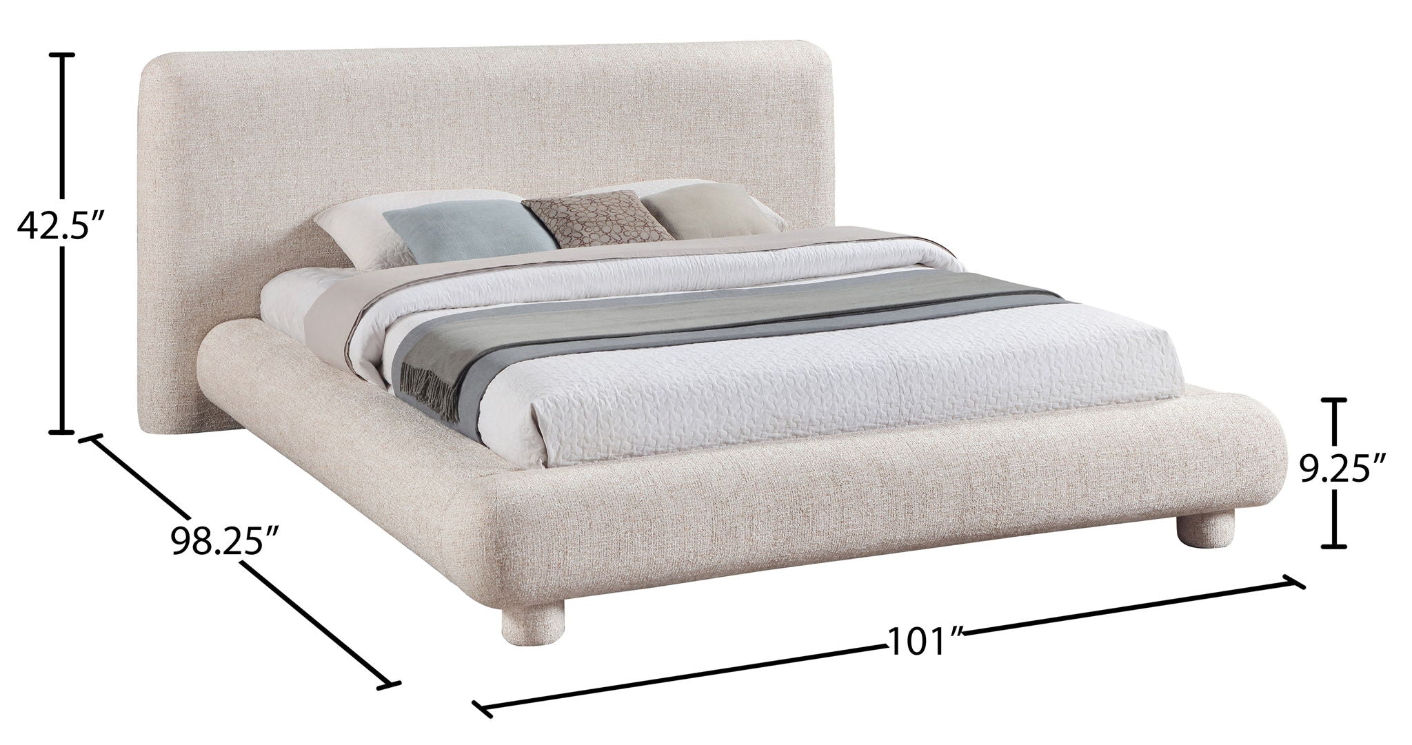 Blair - Polyester Upholstered Bed