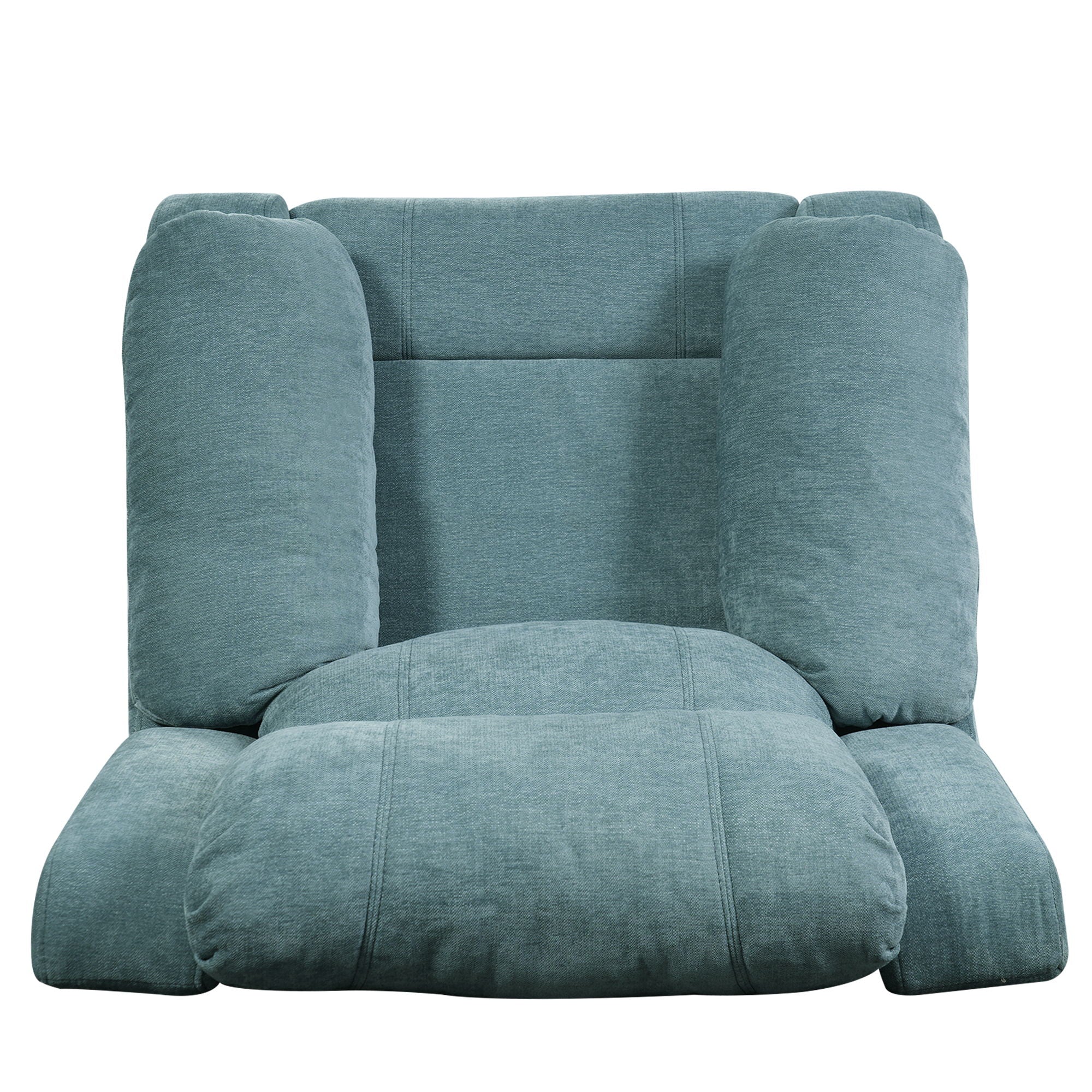 Upholstered Manual Recliner Chair With 3 Adjustable Backrest Positions