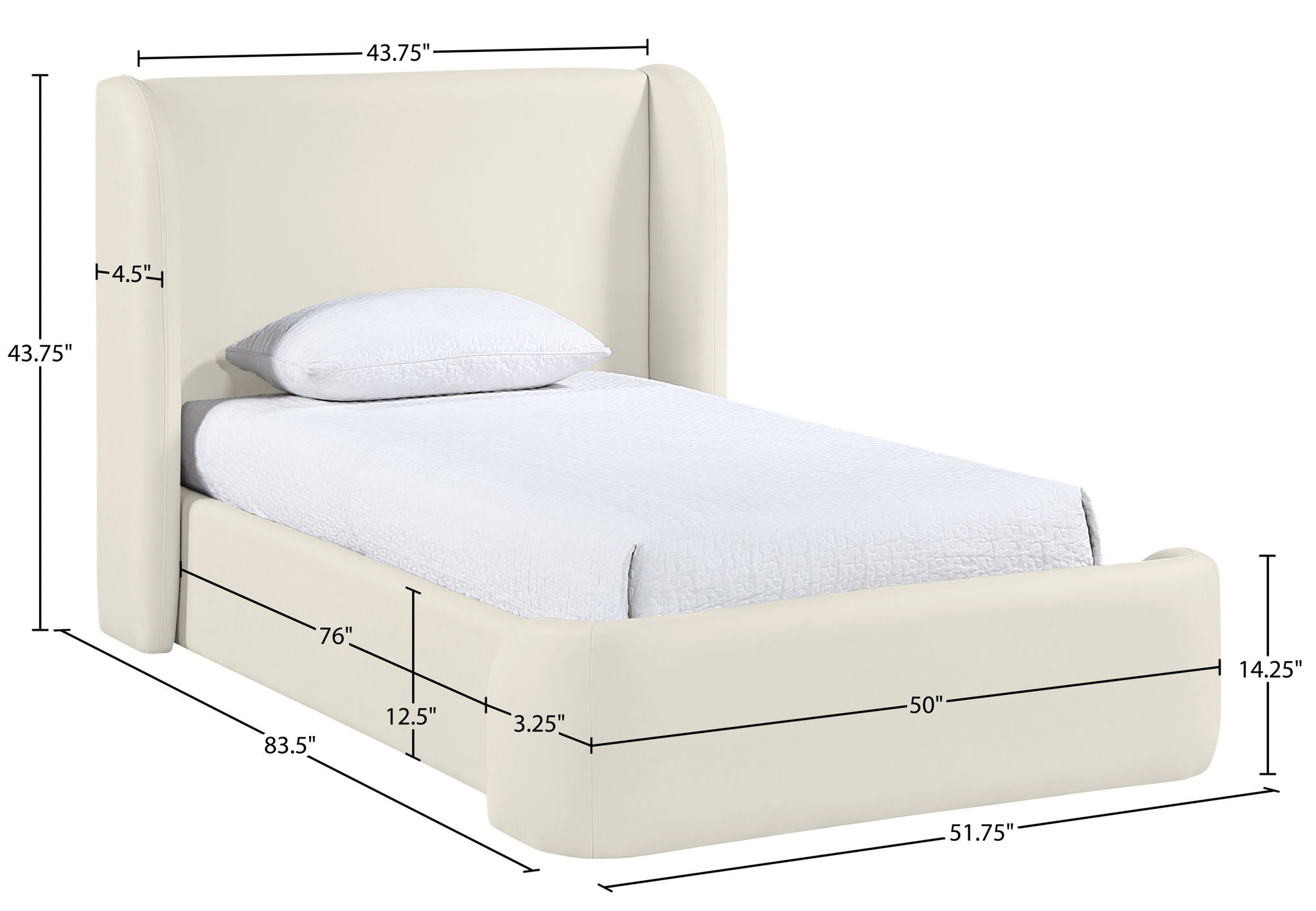 Warby - Upholstered Bed
