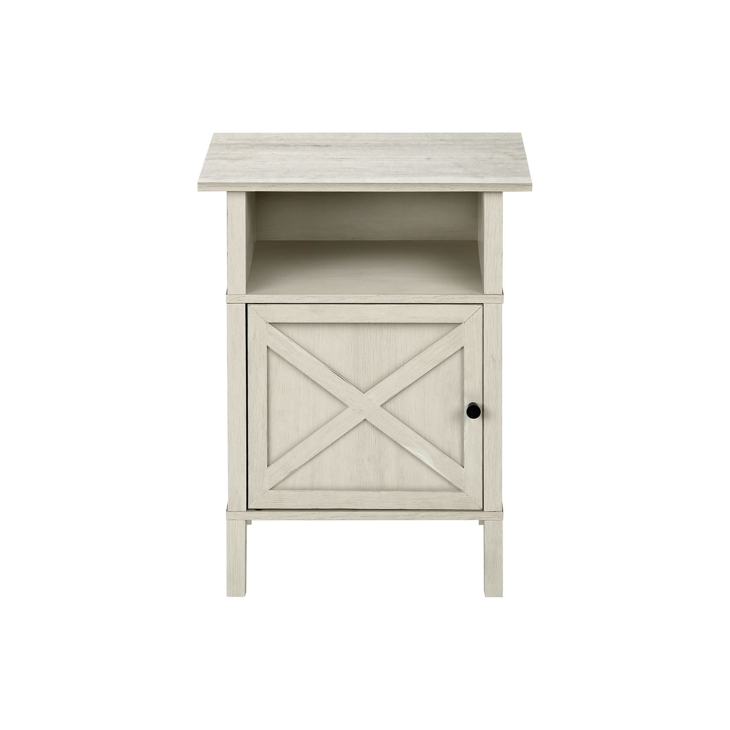 Transitional Accent Table With Storage