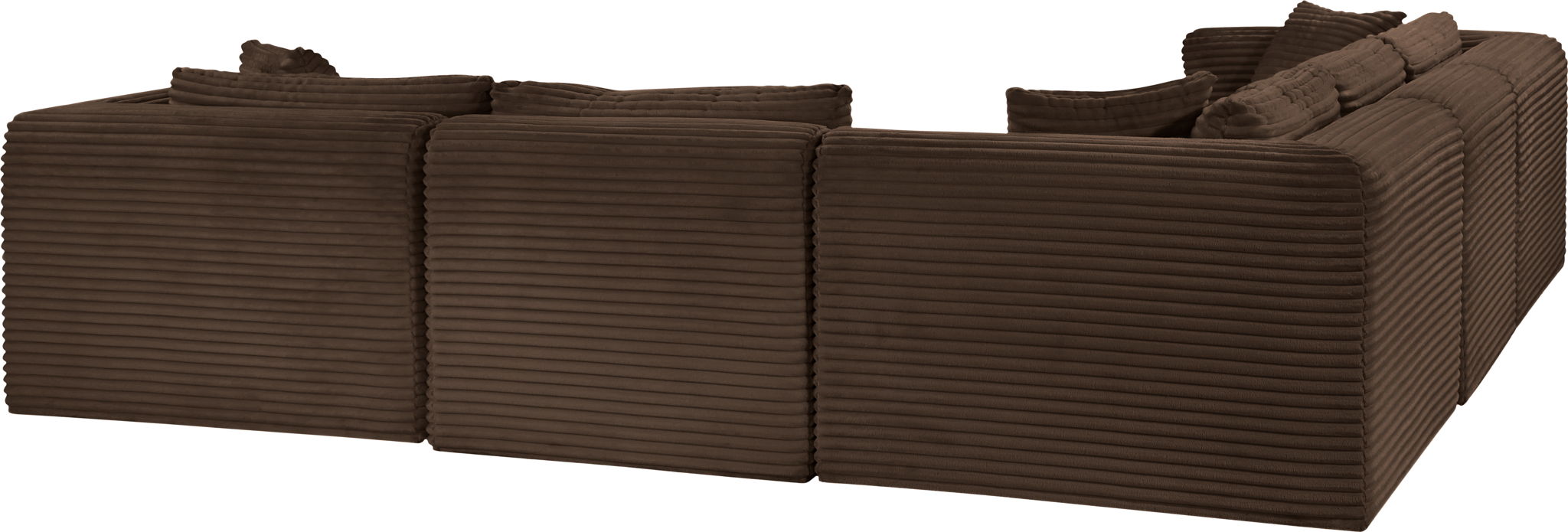 Shaggy - 5 Piece Modular Corner Sectional
