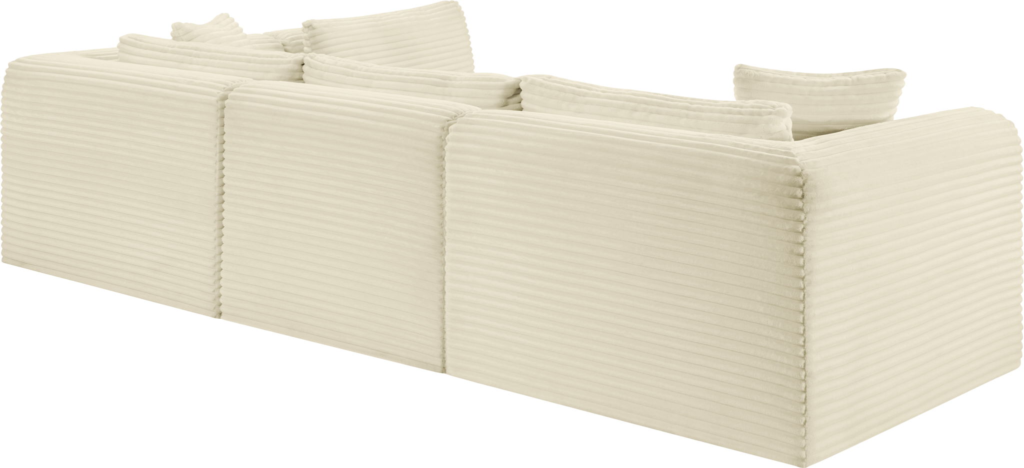 Shaggy - 4 Piece Modular Sectional