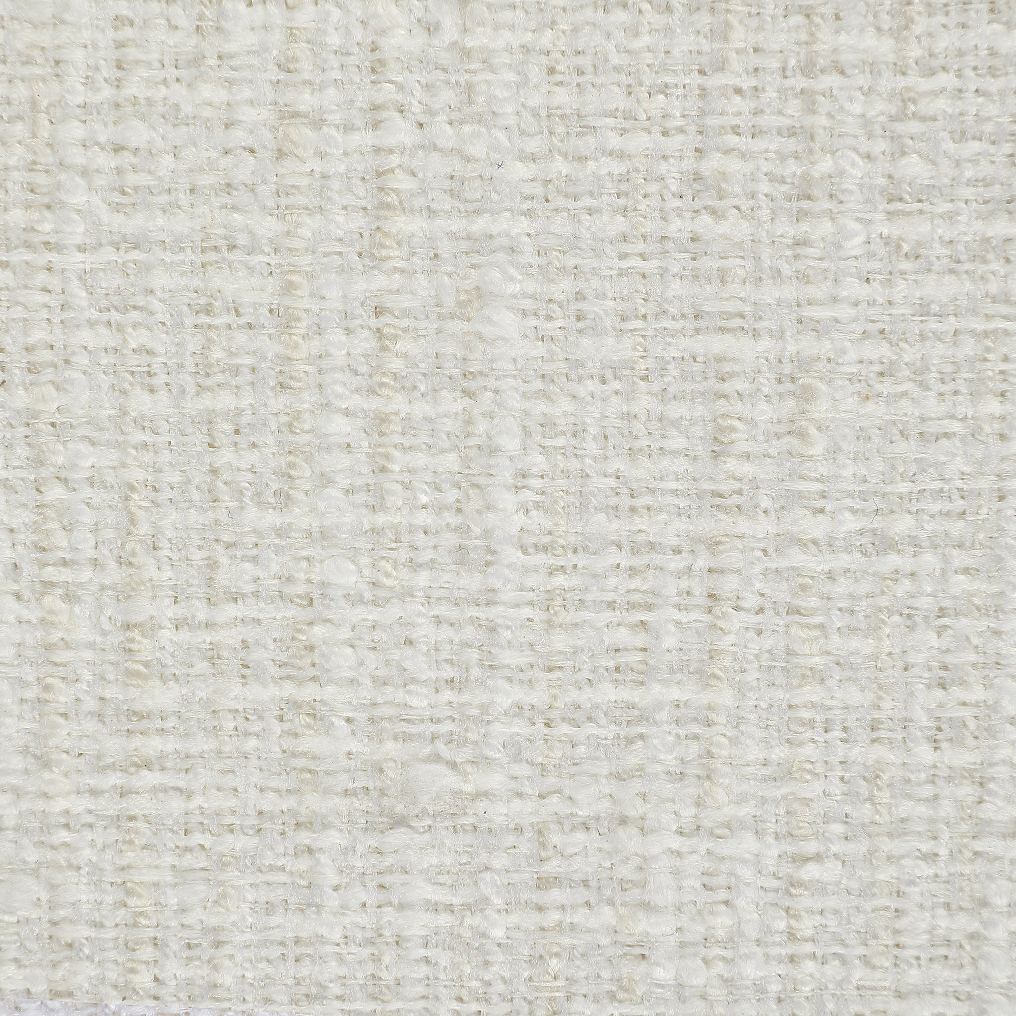 Nara - Linen Textured Fabric Upholstered Bench - Painted Natural