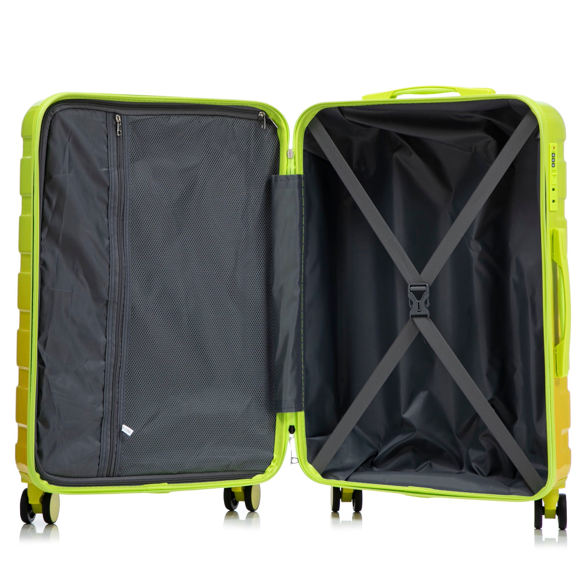 Luggage Set 20" /24" /28" With Combination Lock And Silent Wheels