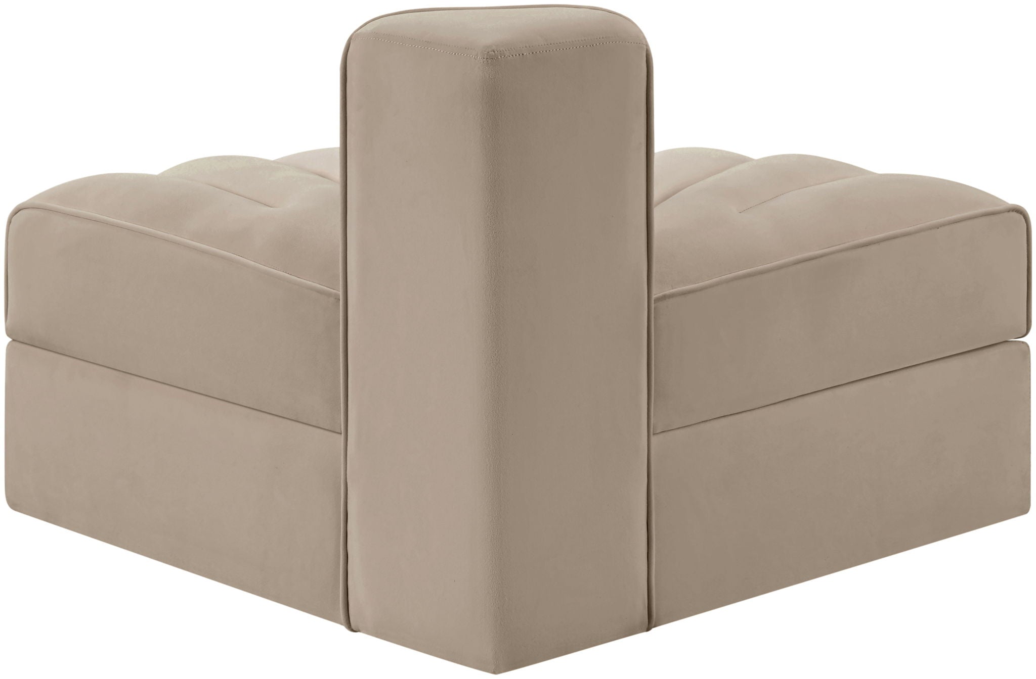 Rummi - Velvet Performance Fabric Upholstered Modular Chair