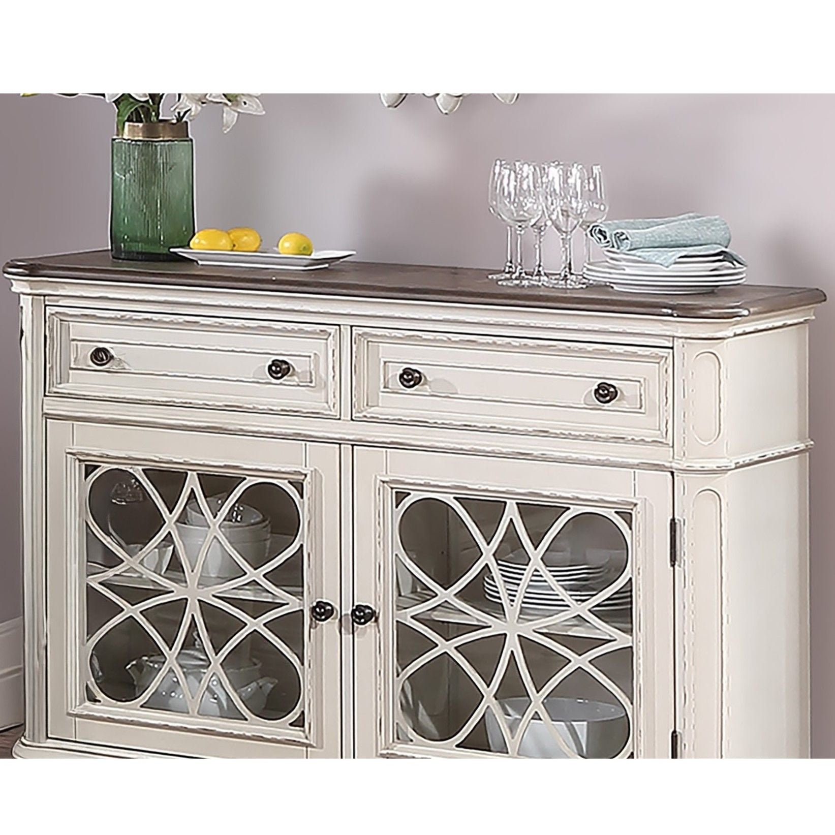 Server Drawers Storage Cabinet For Dining Room