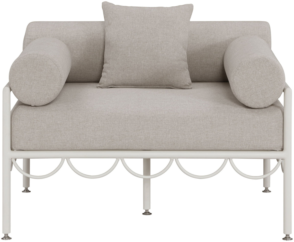 Portofino - Resilient Water Repellent Fabric Upholstered Outdoor Patio Chair