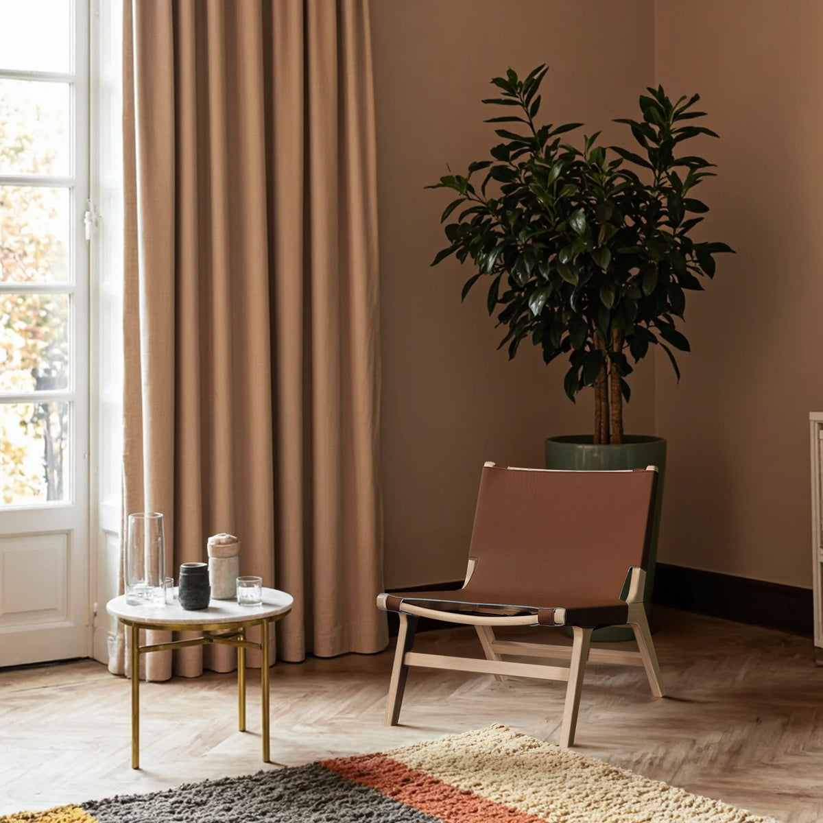 Rawlins - Accent Chair - Natural Frame
