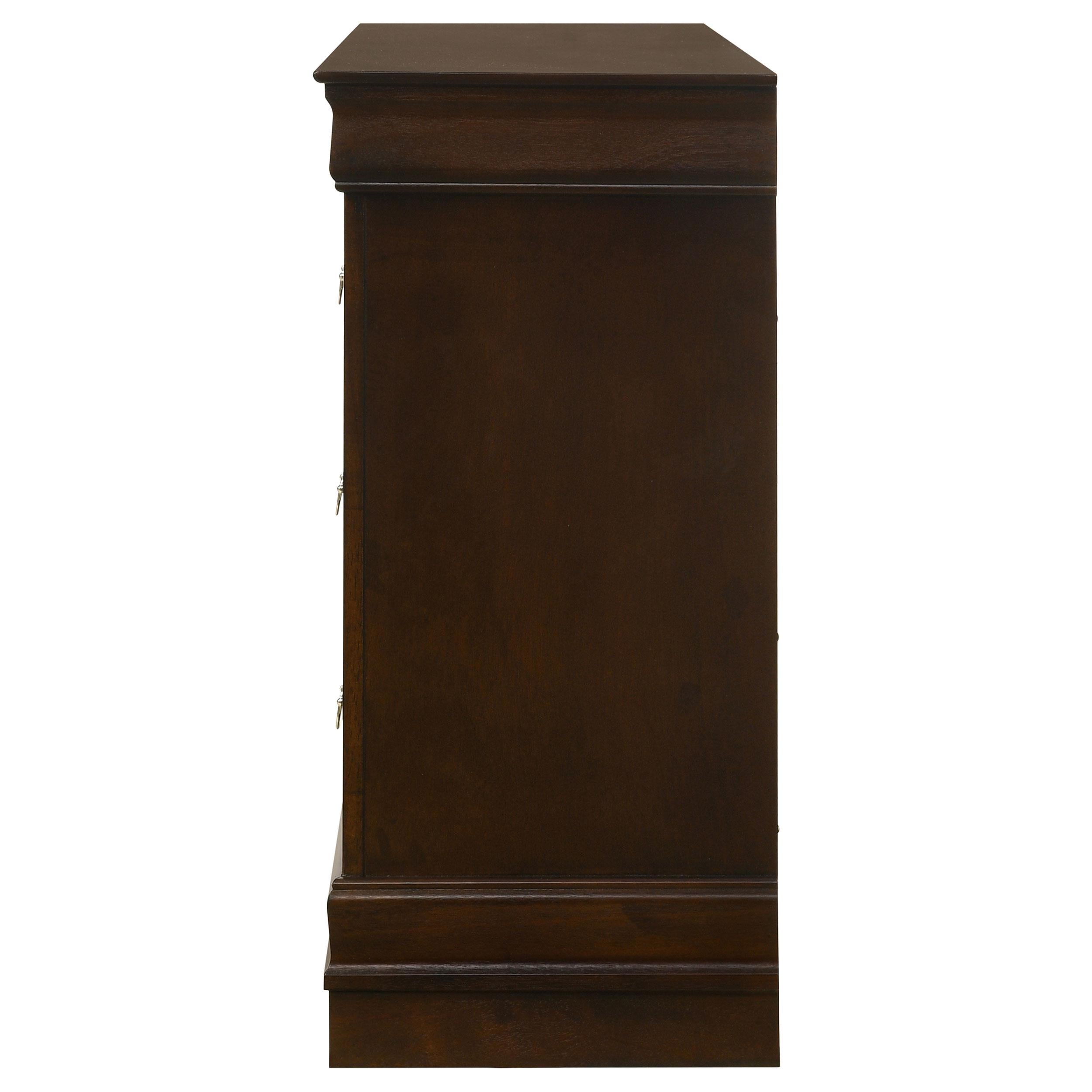 Diamond Modern Furniture COA Louis Philippe 6-Drawer Dresser 202413 IMAGE 4
