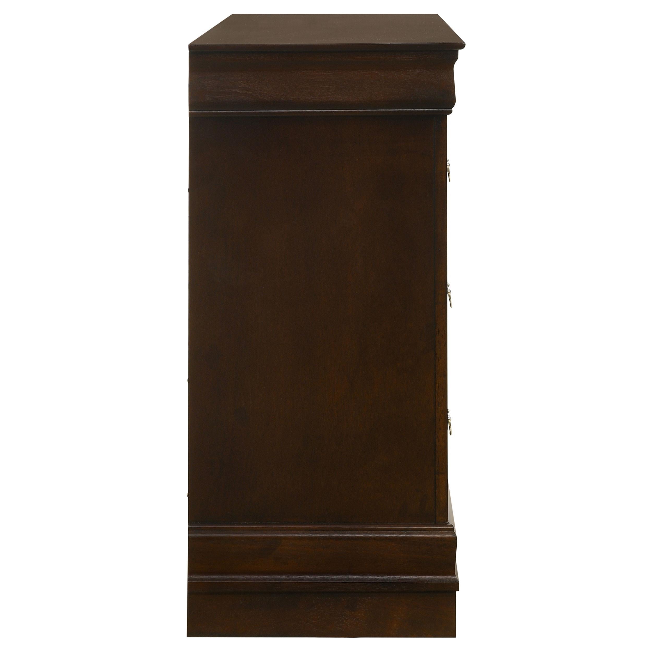 Diamond Modern Furniture COA Louis Philippe 6-Drawer Dresser 202413 IMAGE 8