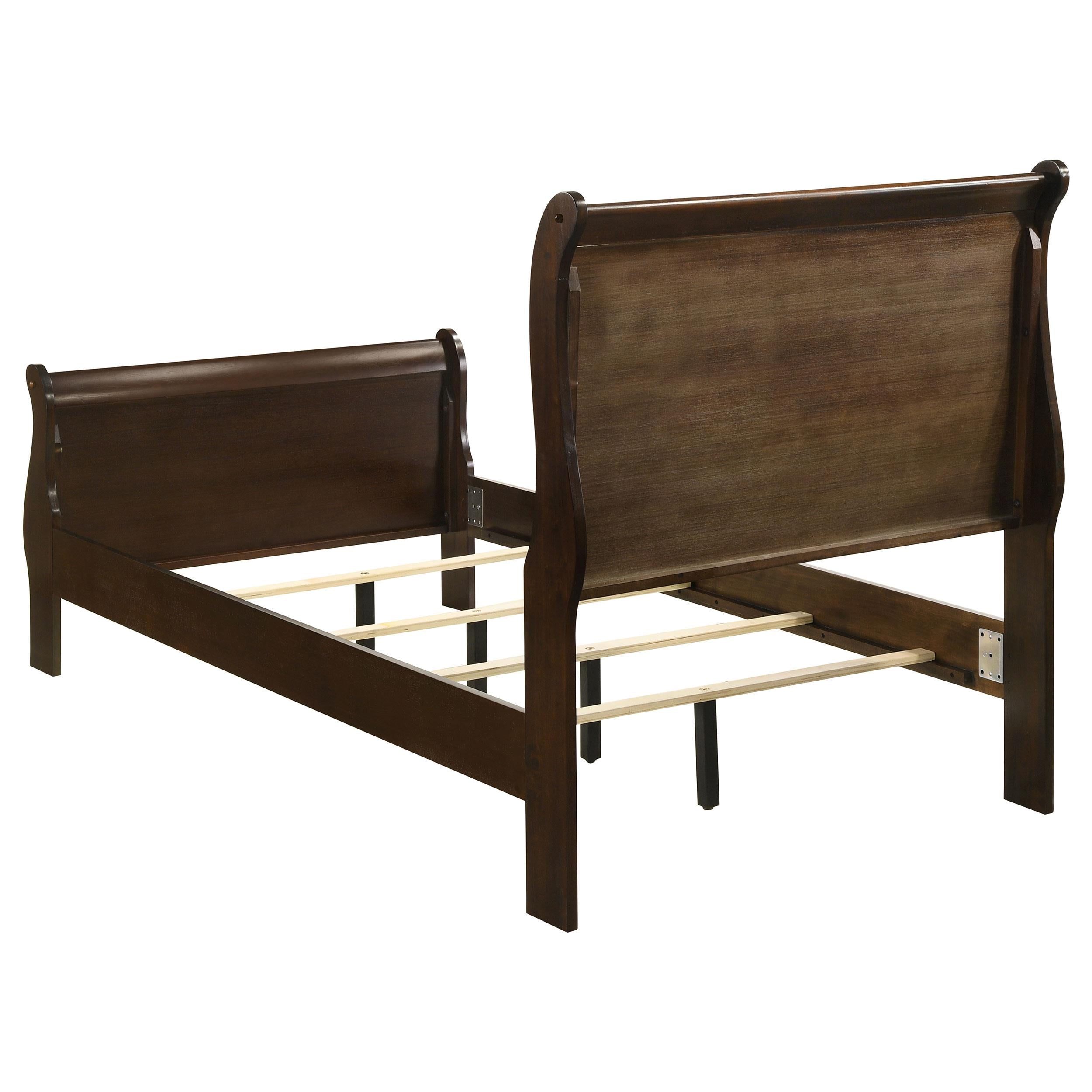Diamond Modern Furniture COA Louis Philippe Twin Sleigh Bed 202411T IMAGE 4