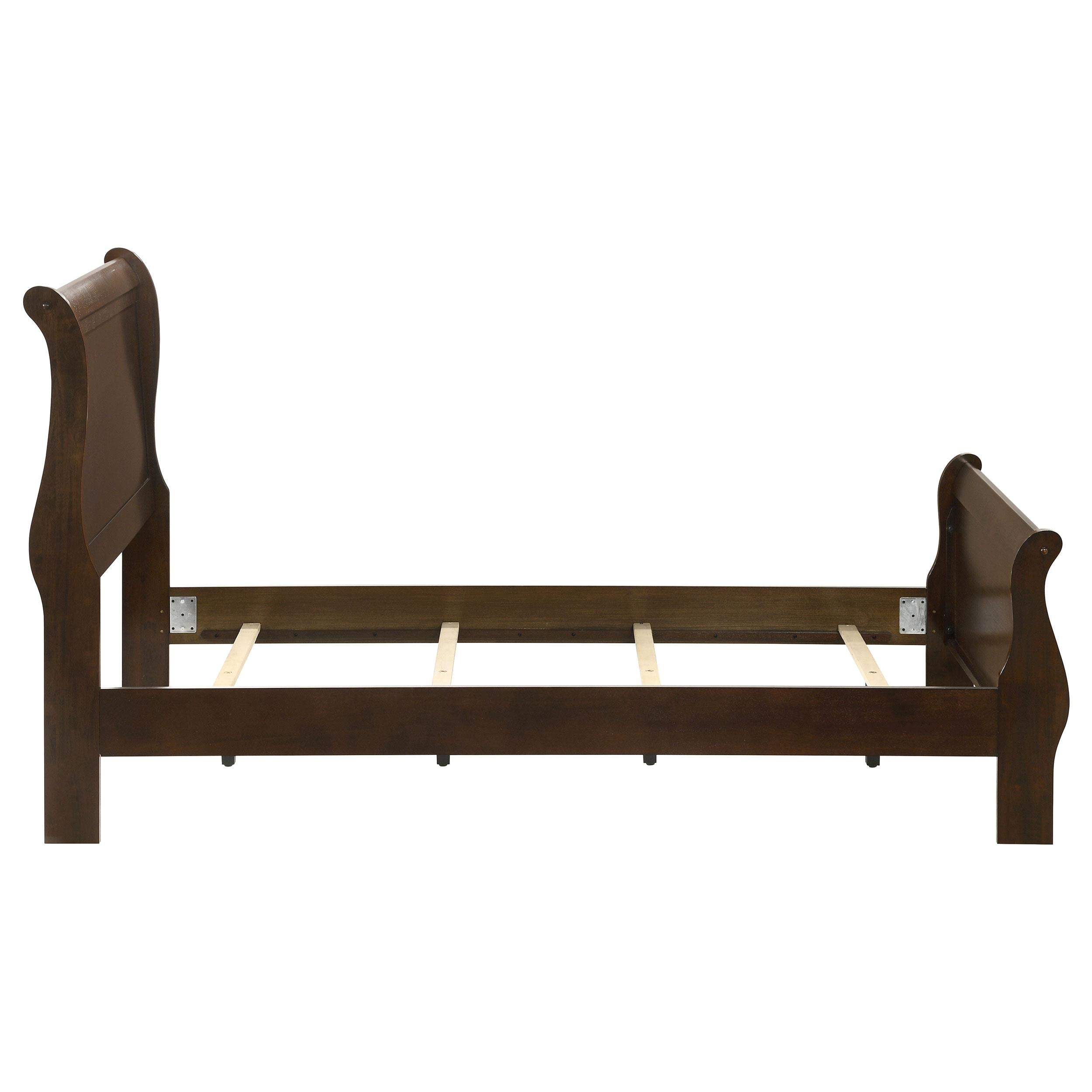Diamond Modern Furniture COA Louis Philippe Twin Sleigh Bed 202411T IMAGE 5