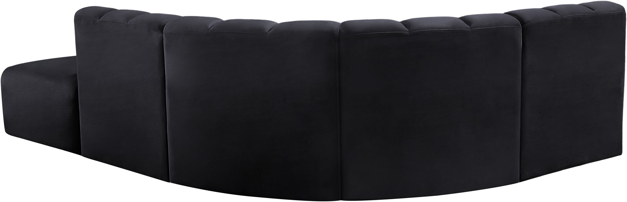 Arc - Velvet 5 Piece Corner Modular Sofa