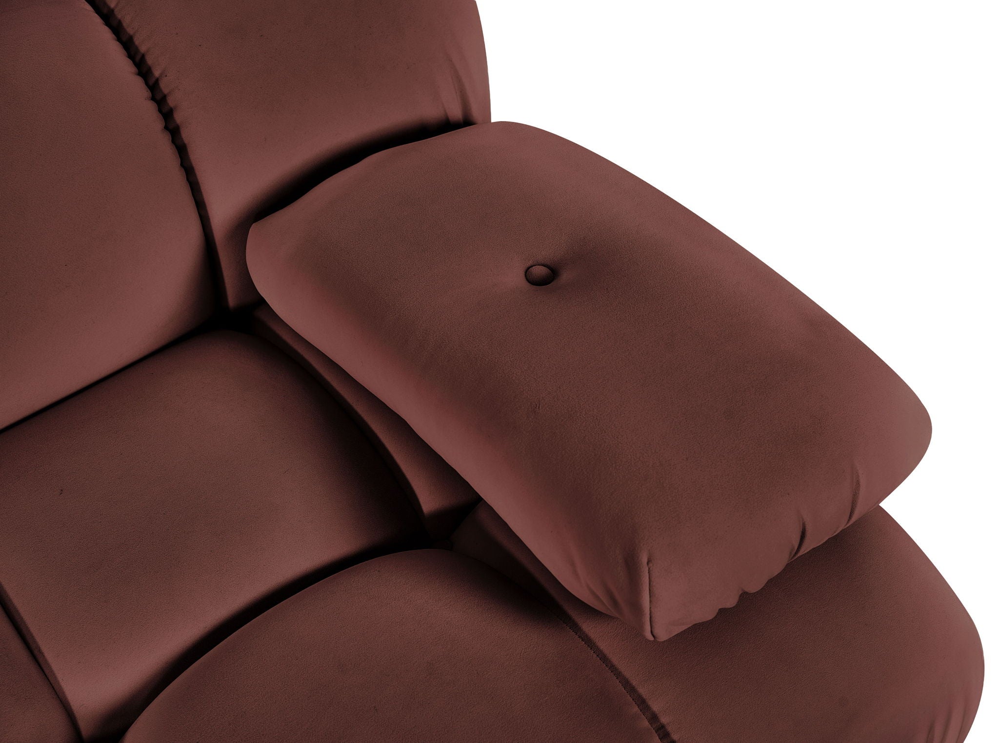 Orin - Velvet Performance Fabric Upholstered 2 Piece Modular Sofa
