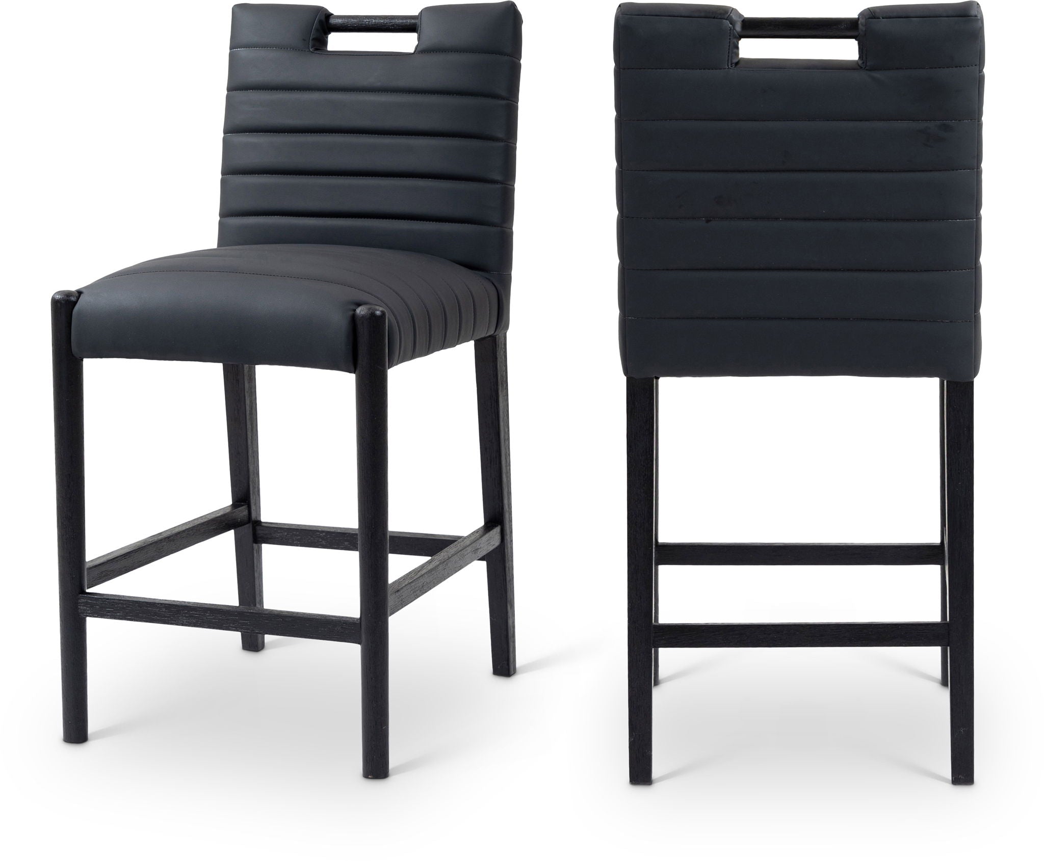 Aimee - Counter Stool - Black Legs