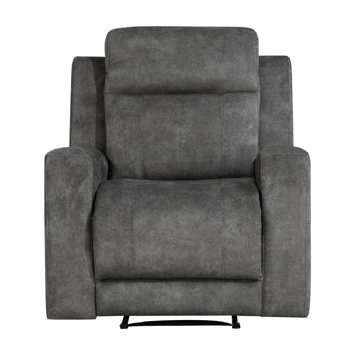 Muncie - Reclining Chair - Brownish Gray