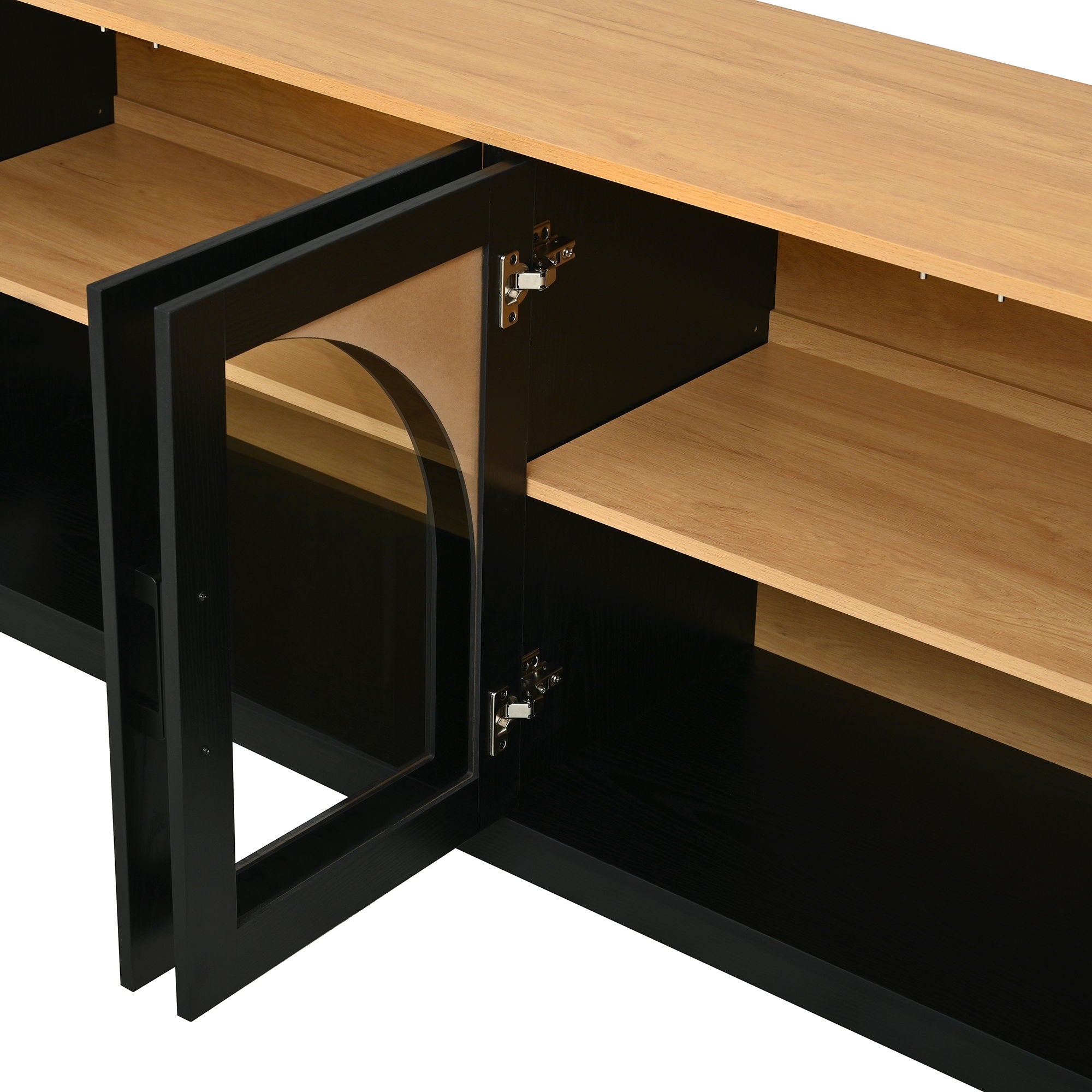 TV Stand With Semi Arched Doors