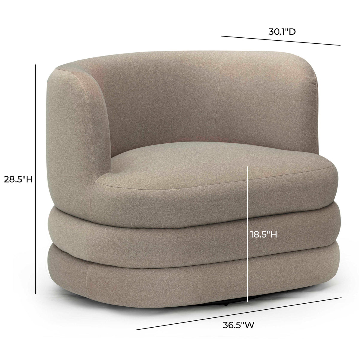 Astor - Swivel Hotel Lounge Chair