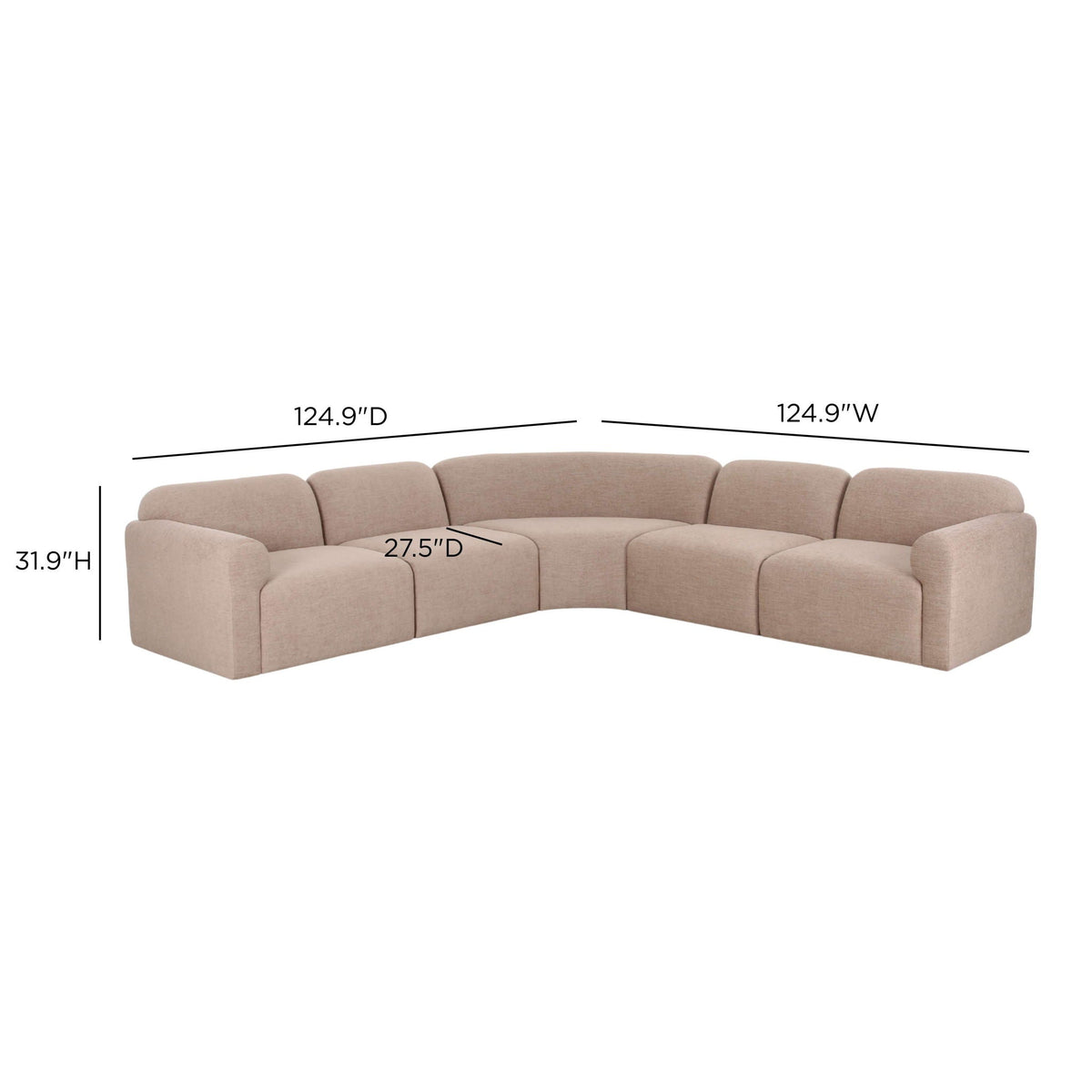 Gorge White Modular Sectional