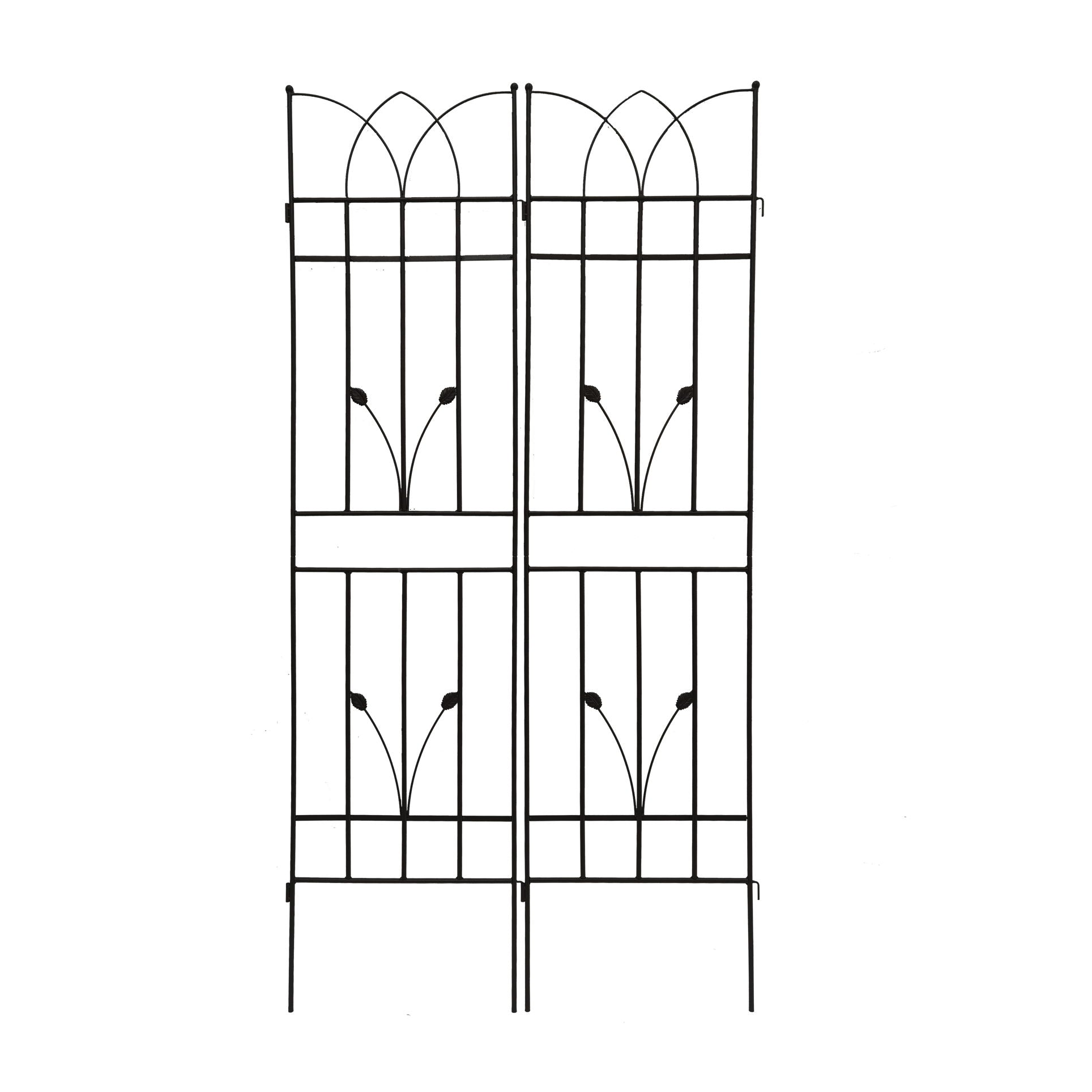 Metal Garden Trellis Rustproof For Climbing Plants Outdoor Flower Support