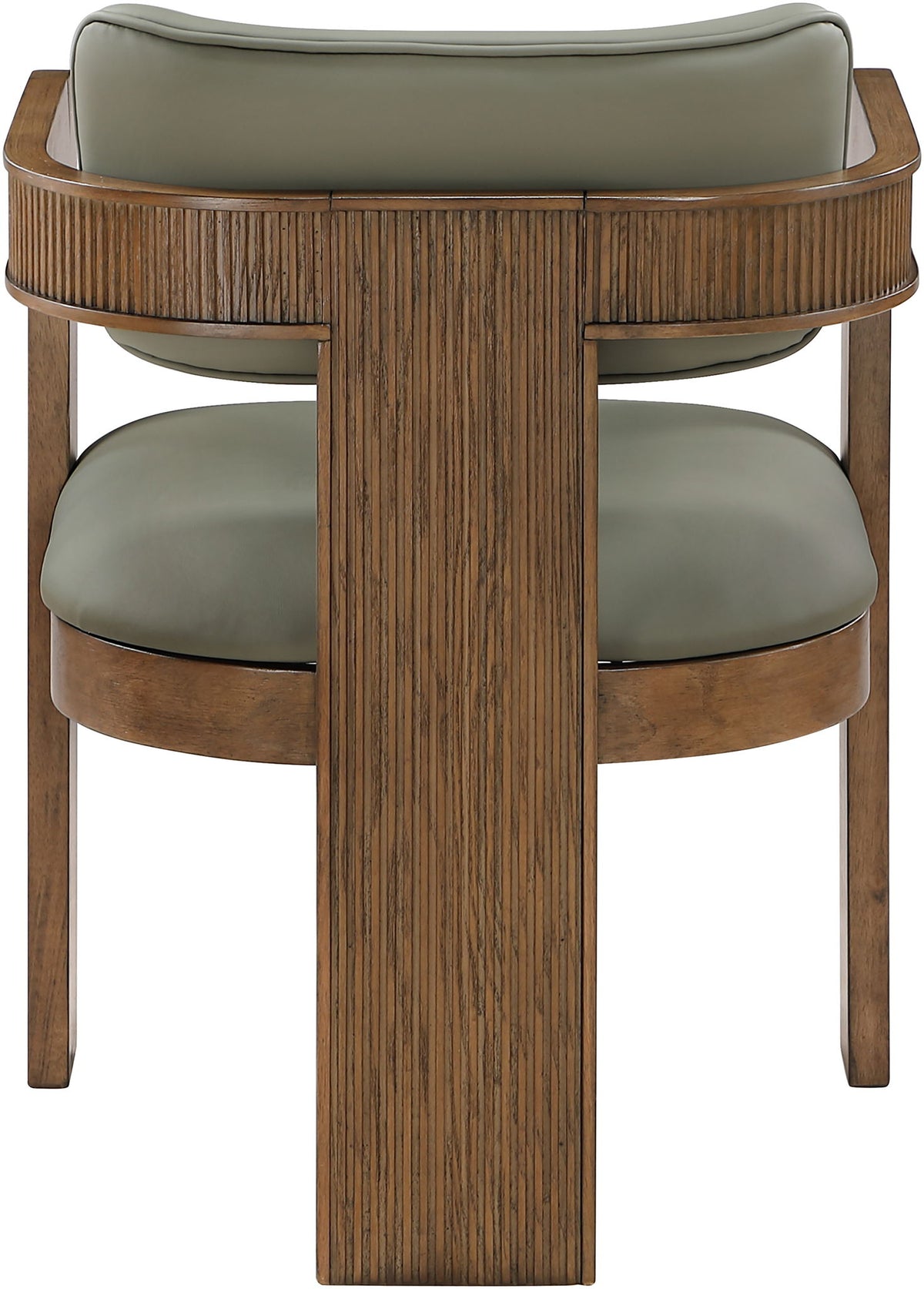 Sacha - Vegan Leather Upholstered Dining Chair With Brown Base (Set of 2)