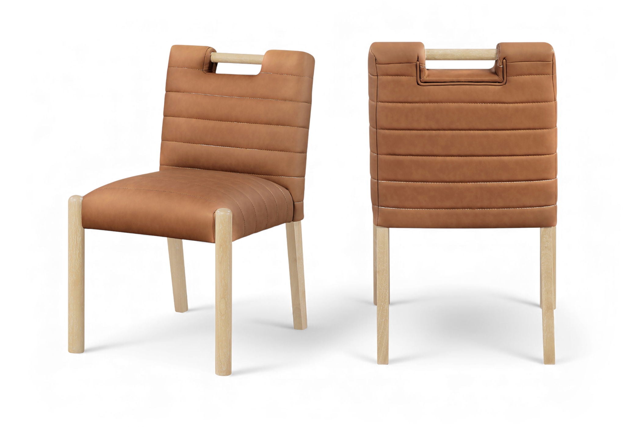 Aimee - Dining Side Chair (Set of 2) - Light Brown Legs