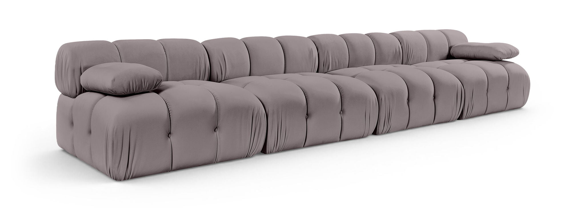 Orin - Velvet 4 Piece Modular Sofa