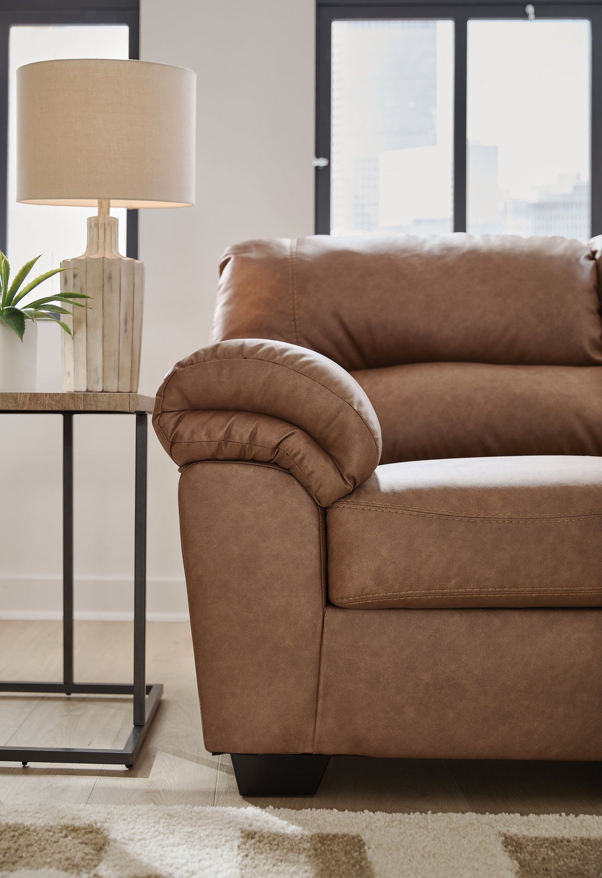 WillowBend Caramel Sofa